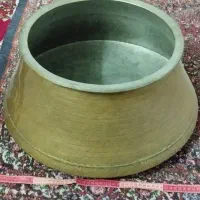 دیگ مسی و روحی و اجاق و همزن برقی حلیم و بتن