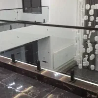 نرده شیشه ای سکوریت لمینیت راه‌پله اسپیگات|خدمات پیشه و مهارت|چهاردانگه (تهران), |دیوار