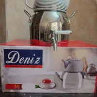ست کتری قوری چای دنیز کف چدن ترک