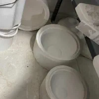 تعدادی قالب گچی و رنگ برای کار سرامیک|ابزارآلات|کرج, رجبآباد|دیوار