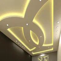 نصب انواع سقف کاذب تایل ۶۰×۶۰ پی ویسی pvc کناف|مصالح و تجهیزات ساختمان|امیدیه, |دیوار