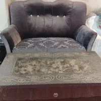 مبل راحتی هفت نفره، میز عسلی و چهار جلو مبلی نو|مبلمان خانگی و میز عسلی|تهران, علی‌آباد|دیوار