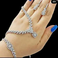 سرویس نقره کامل همراه دستبند و گوشواره|بدلیجات|تبریز, |دیوار