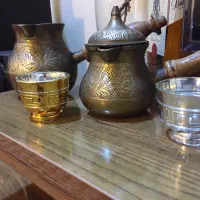 فروش دله قهوه سوری اصل مس دونه ای ۱۲۰۰|قوری، کتری، قهوه‌ساز دستی|اهواز, کمپلو جنوبی|دیوار