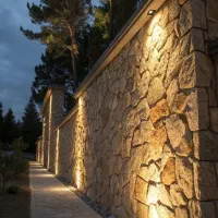 سیمانکاری دیوار طرح صخره