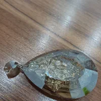 لاله لوستر...وتعدادی کریستال|لوستر و چراغ آویز|سهند, |دیوار