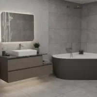 آینه بک لایت.( سنسور مجاورتی ولمسی)|آینه|لنگرود, |دیوار