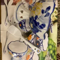 بستنی خوری چینی گل پنبه قدیمی