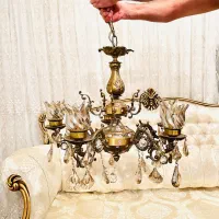 لوستر|لوستر و چراغ آویز|تبریز, |دیوار
