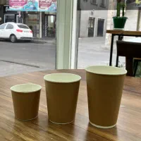 لیوان کرفت سه جداره همراه درب