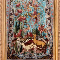 تابلو فرش و رومیزی|تابلو فرش|قم, بلوار امین و ساحلی|دیوار