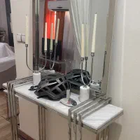 میز جلو مبلی و عسلی استیل ۳۰۴میز تیوی آیینه کنسول|مبلمان خانگی و میز عسلی|تهران, صادقیه|دیوار