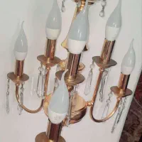 یک جفت لوستر آبکاری