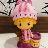 عروسک جا قلمی پلی استر کاملا نو