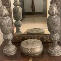 ست سه تکه ی انتیک و کمیاب قلم تبریز