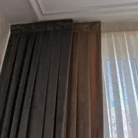 پرده دکوری مخمل در حد نو ۴ عدد