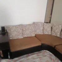 مبل راحتی هفت نفره ال به همراه میز|مبلمان خانگی و میز عسلی|کرج, شهرک علی ابن ابیطالب (کوثر)|دیوار
