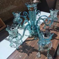 لوستر بلور 5شاخه|لوستر و چراغ آویز|تبریز, |دیوار