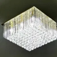 لوستر آبشاری کریستالی وکنترلی فلش خور