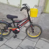 دوچرخه سایز۱۶ در حد نو مناسب برای سن ۴تا ۷ سال