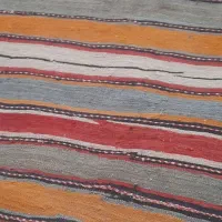 گلیم سنتی دست بافت عتیقه|گلیم، جاجیم، گبه|تبریز, |دیوار