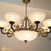 ۲ عدد لوستر ۸ شاخه مجلل و‌کلاسیک باحباب یدک(۱جفت)|لوستر و چراغ آویز|تهران, اقدسیه|دیوار