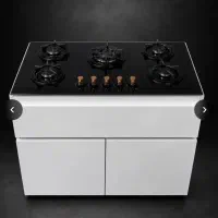 گاز ۵شعله کابینتی زیر طرح mdf