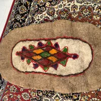 نمد بیضی با پشم گوسفند