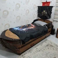 تخت خواب یک نفره مدل کشتی