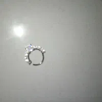 پیرسینگ بالای گوش آب نقره