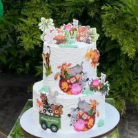 سفارش انواع کیک های خامه ای و فوندانتی|خدمات پذیرایی، مراسم|رشت, فرزانه|دیوار