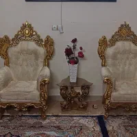 مبلمان سلطنتی 7نفره با میز جلو مبلی و دوعددعسلی|مبلمان خانگی و میز عسلی|ورامین, ورامین|دیوار
