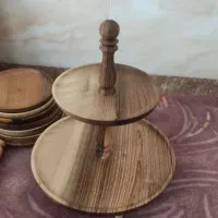 شیرینی خوری دو طبقه چوبی