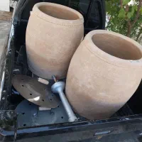 تنور گلی و لوازم جانبی پخت نان
