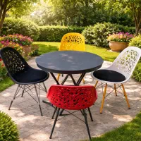 صندلی شاخبرگی کافیشاپی