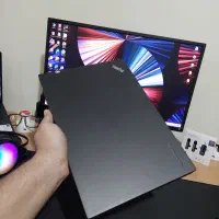 لپ‌تاپ lenovo i5 بدنه کربنی در حد نو تمیز سالم|رایانه همراه|تهران, مینای جنوبی|دیوار