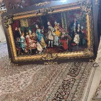 تابلو فرش ماشینی ابریشم گونه