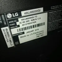 تلوزیون 4k ال سی شکسته الجی