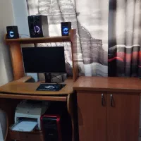 ست میز کامپیوتر و کمد کتاب