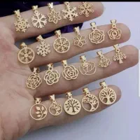 پلاک طلای شیک