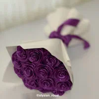 دسته گل بنفش در تعداد شاخه های متفاوت|گل مصنوعی|ارومیه, |دیوار