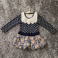 پیراهن پاییزه دخترانه بچگانه دونیم سال تا3نیم سال