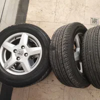 رینگ و لاستیک سایز 14، مناسب 206 و 207،