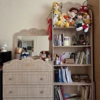 ست کتابخانه و میز آرایش