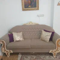 مبلمان شزلون هشت نفره و ناهار خوری شش نفره|مبلمان خانگی و میز عسلی|رشت, کوی جام جم|دیوار