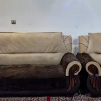 مبل۷نفره سالم|مبلمان خانگی و میز عسلی|پیر بکران, |دیوار