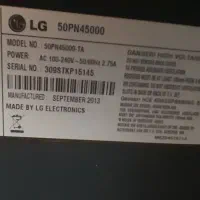 تلوزیون ۵۰ اینج ال‌جی|تلویزیون و پروژکتور|نسیم‌شهر, |دیوار