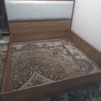 تخت ام دی اف دونفره سایز۲۰۰در ۱۸۰همراه تشک طبی|تخت و سرویس خواب|تهران, گلچین|دیوار