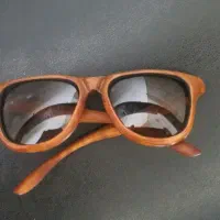 عینک دودی چوبی