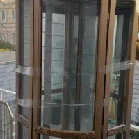 دوعددبوفه یکی طلایی رنگ،یکی قهوه ای.|بوفه، ویترین، کنسول|ملایر, |دیوار